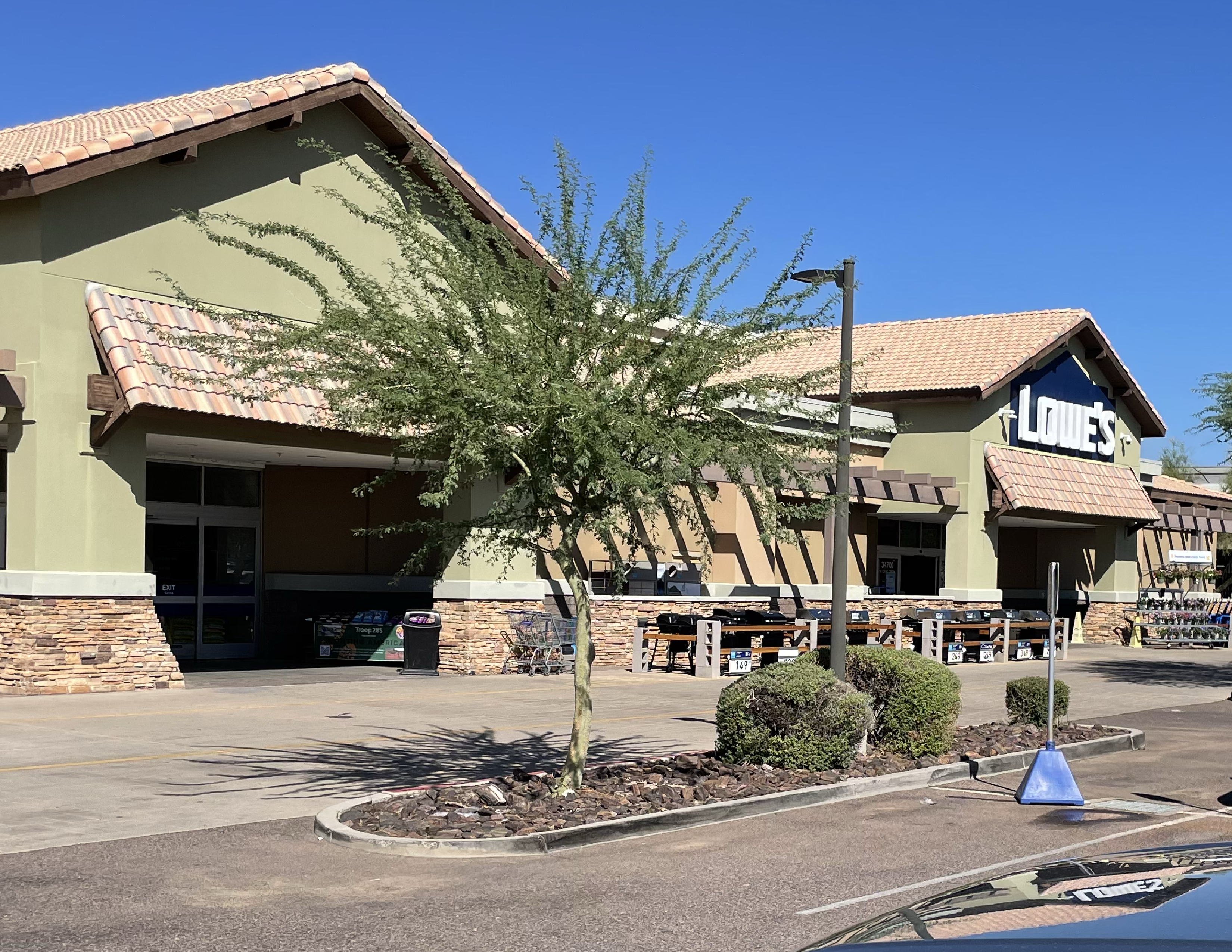Additional Arizona commercial window film work showing uniform tinted glass on a business façade.